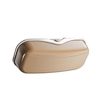 KIFSDLF Car Sun Visor Fashion Glasses Storage/Dustproof Case Fully Enclosed Flip Cover Universal for glasses storage(Beige)