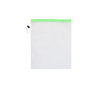 KIFSDLF Drawstring Mesh Storage Bags Reusable Building Blocks Toy Organizer Net Pouch Washable Kitchen Fruit Vegetable Shopping(Green-30x35.5cm,1pc)