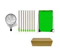 KIFSDLF Fruit Picker Pole with Basket Telescoping 1.6-4m Adjustable Fruits Tool for Apples Mango Lemon Orange Cherry Suitable for Home, Orchard, Farm and Garden(3.2m)