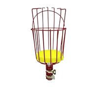 KIFSDLF Long Handle Fruit Picker with Basket Adjustable Catcher for Apple Mango Pear Avocado Professional Orchard Tool Suitable for Home, Orchard, Farm and Garden(Red)