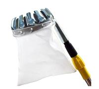 KIFSDLF Metal Fruit Picker Orchard Apple Peach High Tree Picking Tools Catcher Collection Pouch Farm Supplies Suitable for Home, Orchard, Farm and Garden