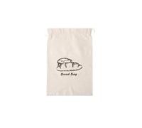 KIFSDLF Natural Linen Bread Bag Reusable Drawstring for Loaf Artisan Storage Food(B 30x45CM)