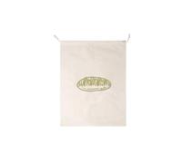 KIFSDLF Natural Linen Bread Bag Reusable Drawstring for Loaf Artisan Storage Food(C 30x40CM)