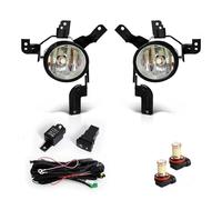 KIFWGIH 33951-SWA-H01/33901-SWA-H01 LED Halogen Bulb Fog Lamp For CRV 2007 2008 2009 Front Bumper Headlight Accessories Foglight Car Fog Lights FogLight(LED White SET)