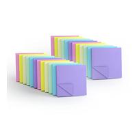 KIFZM 1920 Sheets 24 Pads - 3x3 Inches Pastel Sticky Notes, 6 Soft Colors Assorted Removable Self-Stick Notes, Notes Multipack,80 Sheets/Pad