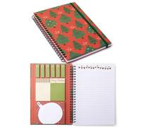 KIFZM Christmas Sticky Notebook - 9 Decorated Sticky Notes in Different Sizes & Cute Notebook for Teacher Appreciation,Kids,Gift Xmas Party Bag fillers,Students Gifts