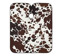 Kigai Cow Print Hair Cutting Cape, Waterproof Barber Cape Salon Cutting Cape with Adjustable Snap Closure for Men Women, 55 x 65 Inch, Cow Print, 55 x 65 Inch