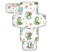 Kigai Portable Diaper Changing Pad Cute Dragon Baby Changing Pad Waterproof Foldable Travel Changing Mat for Baby Shower, Newborn Girls and Boys