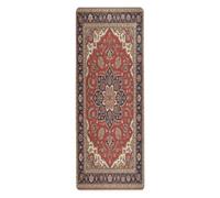 Kigai Yoga Mat Red Persian Design Fitness Mat Eco-Friendly Non Slip Portable Foldable Floor Workouts Mat for Pilates Home Gym Exercise Beach 70.8x26 inch