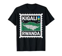Kigali Rwanda Postage Stamp Travel Souvenir T-Shirt