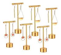 Kigeli 6 Pack Metal T-Bar Earring Display Stand Retail Earring Display Holder Detachable Jewelry Storage Rack for Selling Photography Prop, 2.4 x 5.3 x 4.5 inches, Metal