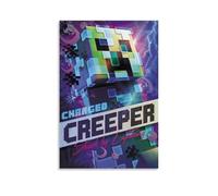 KIGFGMVCK A Minecraft Poster Movie Comics Fantasy Comedy Film Posters for Room Aesthetic Canvas Wall Art Bedroom Decor08x12inch(20x30cm)