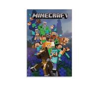 KIGFGMVCK A Minecraft Poster Movie Game Fantasy Comedy Film Comics Posters for Room Aesthetic Canvas Wall Art Bedroom Decor24x36inch(60x90cm)