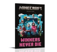 KIGFGMVCK A Minecraft Poster Movie Game Fantasy Comedy Film Comics Vintage Posters for Room Aesthetic Canvas Wall Art Bedroom Decor16x24inch(40x60cm)