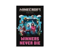 KIGFGMVCK A Minecraft Poster Movie Game Fantasy Comedy Film Comics Vintage Posters for Room Aesthetic Canvas Wall Art Bedroom Decor08x12inch(20x30cm)