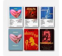 KIGFGMVCK A Set Of 6 Fontaines Poster D.C. Music Punk Band Album Cover Wall Art Canvas Posters Room Decorative Aesthetic Print Decor 08x12inch(20x30cm) Style-1