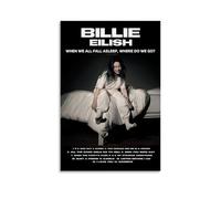 KIGFGMVCK Billie Poster Eilish Music Singer Album Cover Posters for Room Aesthetic Canvas Wall Art Bedroom Decor16x24inch(40x60cm)