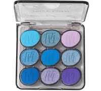 Kighdel Blue Eyeshadow Palette: 9 Colors, Matte, Long-Lasting, Waterproof, Easy to Apply, Full Coverage, Shimmery, Female, Eyeshadow Palette