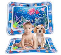 Kighdel Tummy Time Water Mat,Water Mat Baby Sensory Inflatable Tummy Time Toys,Toddlers Baby Toys 3-12 Months Newborn Girls Boys Gifts(66 * 50cm)