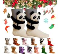 KIGKYO 3D Knit Animal Socks New Novelty Floor Sock for Christmas,Cute Hand Crochet Knit Sock,Cute Novelty Animal Socks,Warm winter floor socks for adults and children (Style 07)