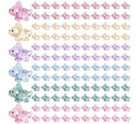 Kigley 120 Pcs Glitter Mini Dinosaur Figures Luminous Mini Resin Dinosaurs Mini Dinosaurs Tiny Glow in the Dark Dinosaur Mini Dinosaur Toys Small Miniature Dinosaur Figurines for Garden Aquarium Decor