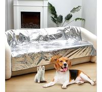 Kigley 2 Pcs Pet Deterrent Mat for Couch & Bed - Cat & Dog Repellent Mat - Pain Free Couch Covers - Keep Pets Off Furniture - Indoor (Coffee)