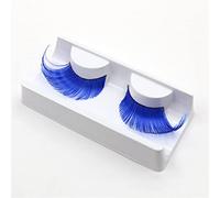 KIGPOR New Sexy Fun Ladies Styles Handmade Reusable Long Thick Fancy Party Feather False Eyelashes Makeup Eye Lashes (Blue)