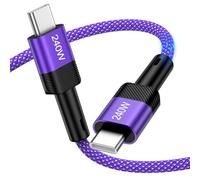 kigpozi 240W USB C Charger Cable for iPhone, 1.83M Long Type C Cable Lead | Long USB C to USB C Charger Cable, Fast Charging Cable for iPhone 17 16 15 Pro Max,MacBook Pro/Air,iPad Pro,Samsung Galaxy