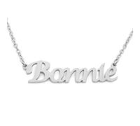 Kigu Name Necklace Bonnie Personalised - Silver Tone Packaging