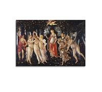 KIHENE Sandro Botticelli Paintings Artworks - (Primavera) Posters Print Photo Art Painting Canvas Home Decorative Bedroom Modern Decors Gifts 16x24inch(40x60cm)