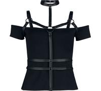 KIHILIST by KILLSTAR Tenebris Tribe Top Top black L