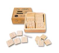 Kii Double Sided Wooden Alphabet Tracing Board Upper and Lower Case Letters 3Y+ for Kids