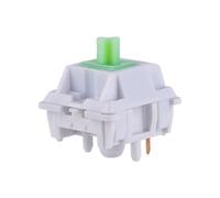 KiiBOOM Flick Linear Mechanical Switch Set, 43gf, Pre-Lubed, 5-Pin Creamy Switches, 35 Pieces for Mechanical Gaming Keyboard, with LY Stem, PC+Nylon Housing, Compatible with MX Keycaps