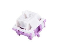 KiiBoom Tactile 54gf Taro Cream Milk Mechanical Switch Set, 5 Pin Keyboard Switch with POM Stem, Nylon/PC Housing, 35 Pieces for DIY Gaming Keyboard