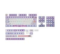 KiiBOOM X PlanetMars: Purple Pixelpop Arcade Keycap Set, 136 Keys MOA Profile PBT Keycaps for Mechanical Keyboard, Compatible with ANSI/ISO, 60%, 65%, 75%, TKL, 96%, Full-Sized Layout