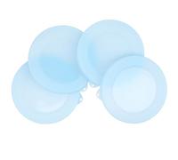 KIICII 4 Pack Silicone Lids for Corelle Vitrelle 18-Oz Soup/Cereal Bowls, Freezer & Microwave & Dishwasher Safe (Bowl not included)