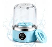 KiiDAS Portable Mini Washing Machine - 2025 Upgraded Washer for Underwear, Bra, Socks - Rechargeable Cordless Laundry Cup - Compact Travel Washers