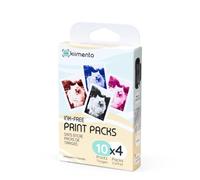 kiimento Print Pack for P2 Instant Print Camera, 40-Print Variety, Ink-Free Thermal Cards, 78×56 mm Vertical, BPA & BPS Free, 4 Styles (10 Each): Timeless, Golden, Calm, Sweet
