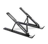 Kiimeyou Adjustable Laptop Stand with Cover Bag - Portable Foldable Laptop Riser for Desk & Travel - Height Adjustable, Secret Santa Present & Stocking Filler for Students Office