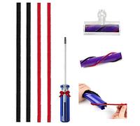 KiimSin 4Pcs Soft Plush Strips Replacement for Dyson V7 V8 V10 V11 Vacuum Cleaner Direct Drive Rolling Roller Brush Strips with Screwdriver