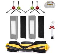 KiimSin Accessories for Ecovacs Deebot T8, T8+, T8 AIVI, T8MAX, N8, N8+, N8 Pro, N8 Pro+, T9, T9+ozmo 950 omzo 920 Robot Vacuum Cleaner, 1 Roller Brush + 2 Filter + 4 Side Brush + 1 Cleaning Brush