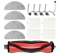 KiimSin Replacement Kit for Roborock Q7 M5, Q7 M5+, Q7 L5, Q7 L5+ Vacuum Cleaner Robot Accessories, 1 Main Brush, 4 Moppad, 4 Filters, 4 Side Brushes