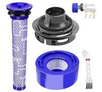 KiimSin Replacement Set for Dyson V7 V8 Vacuum Cleaner, Motor Rear Cover & Rear Filter & Pre Filter Set for Dyson V7 V8 Accessories