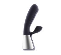 Kiiroo Black OhMiBod Fuse Rechargeable Rabbit Vibrator Long Distance Bluetooth