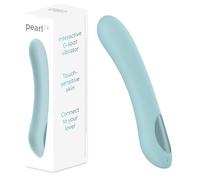 Kiiroo Pearl2+ G Spot Vibrator; Premium Interactive Remove Control Vibrator Dildo for Women - Use with or Without The FeelConnect App - Pearl 2+ Interactive Vibrators & Sex Toys for Couples
