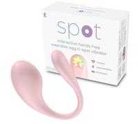 KIIROO Spot Vibro Egg Vibrator, Sex Toys for Women, App-Controlled Quiet Vibrating Egg with LED Light Pulse, 6 Modes Rechargeable Vibratorset for Woman for Solo or Couple Play