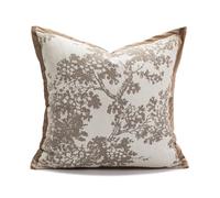 KIJING Classic Khaki Pillowcase Sofa Pillow case Throw Pillow Cover for Home Sofa Decoration Room Party Decoration (White)