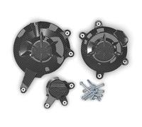 KIJKDSR Motorcycle Engine Protector Cover Clutch Pulse Guard Case For K&awasaki For ER-6F For ER-6N 2006-2016 For Versys 650 2006-2023(Carbon fiber appeara)