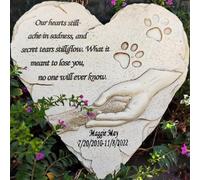 KIJyfgTR Garden Stone Perfect Pet Dog Memorial Gift For Backyard Or Garden Grave