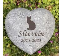 KIJyfgTR Heart-shaped Commemorative Welcome Stone, Engravable With Any Text Or Design